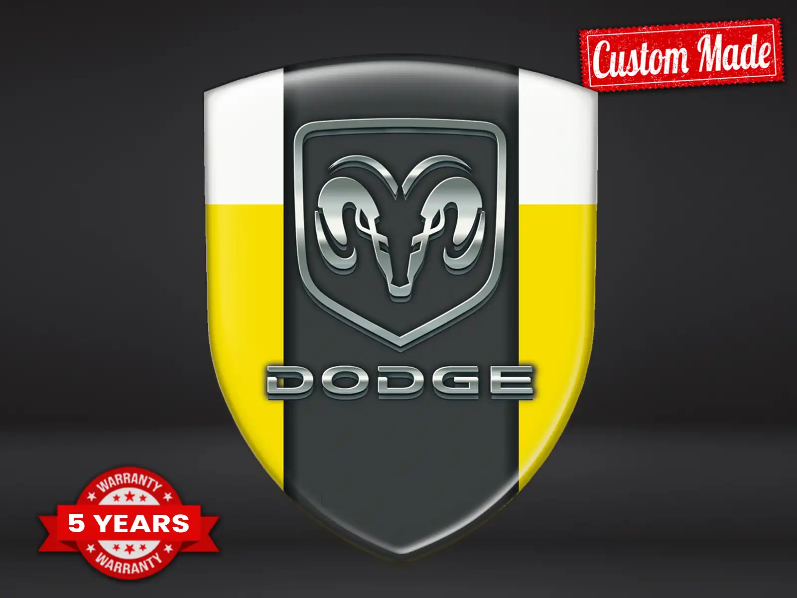 Dodge Wasserfester Aufkleber Langlebig Universal Hochwertig
